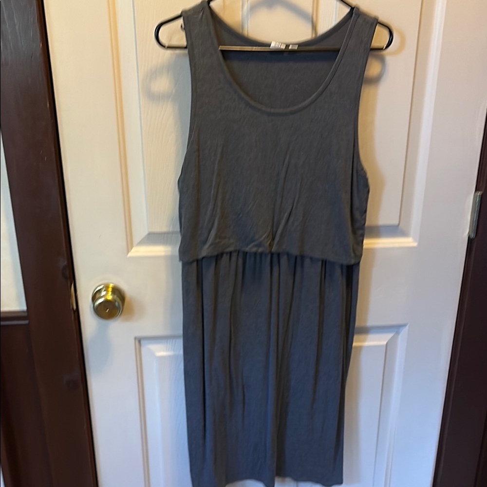 GAP Gray Sleeveless Dress